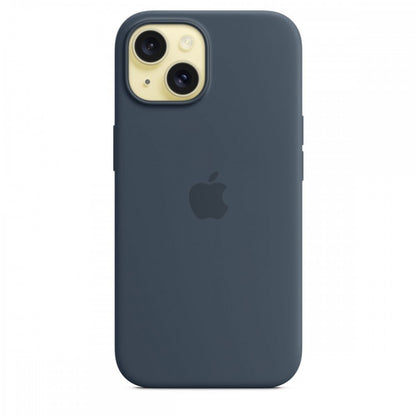 Apple Capa MagSafe iPhone 15 Silicone Azul trovoada