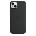Apple Capa MagSafe iPhone 15 Plus Silicone Preto