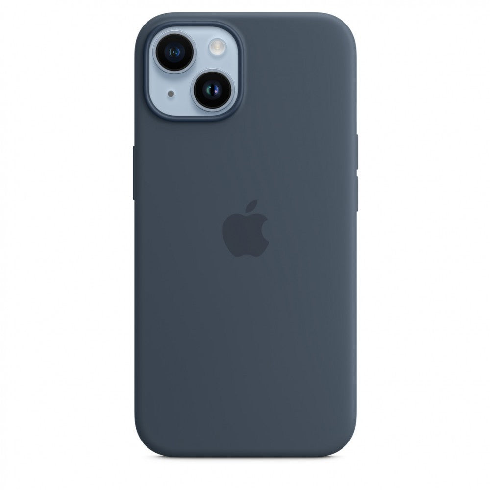 Apple Capa MagSafe iPhone 14 Silicone Azul trovoada