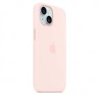 Apple Capa MagSafe iPhone 15 Silicone Rosa-claro