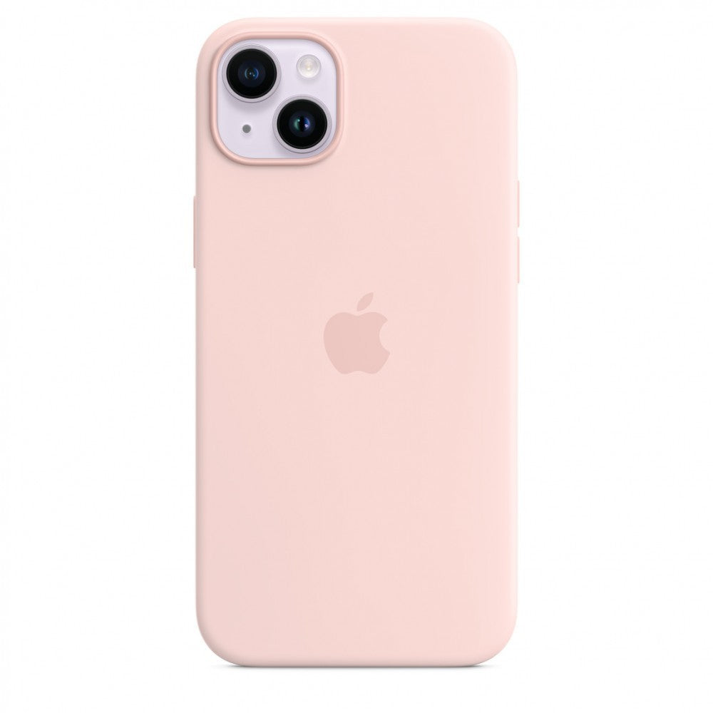 Apple Capa MagSafe iPhone 14 Plus Silicone Rosa giz