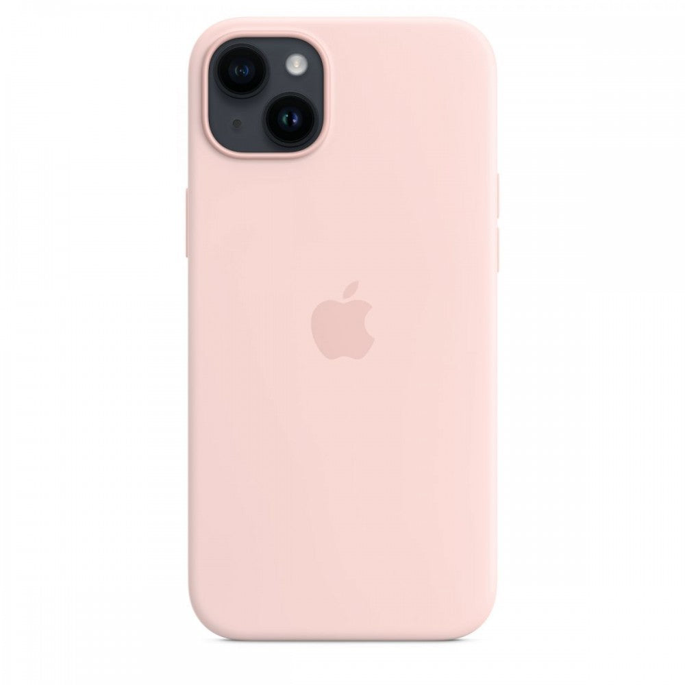 Apple Capa MagSafe iPhone 14 Plus Silicone Rosa giz