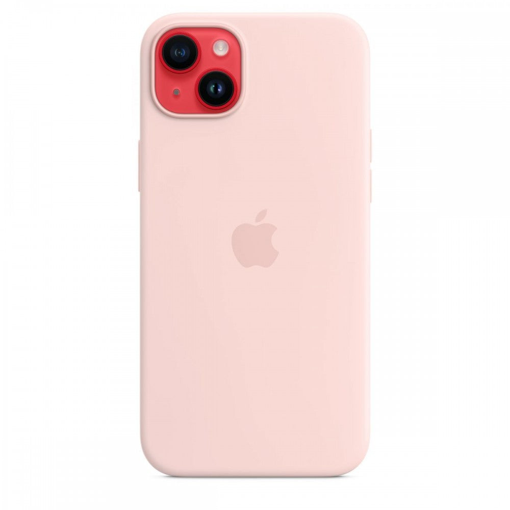 Apple Capa MagSafe iPhone 14 Plus Silicone Rosa giz
