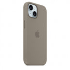 Apple Capa MagSafe iPhone 15 Silicone Barro