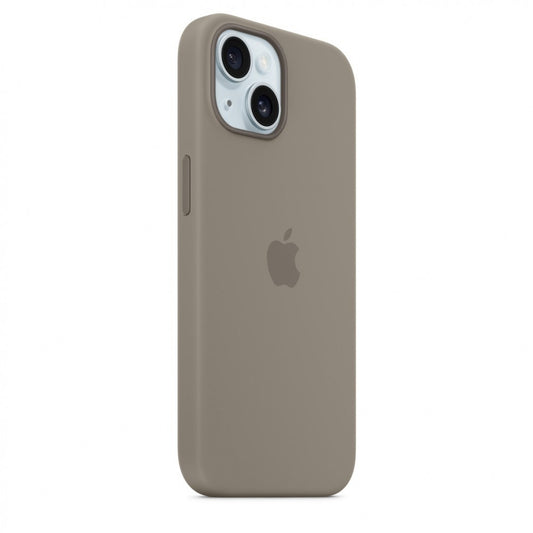 Apple Capa MagSafe iPhone 15 Silicone Barro