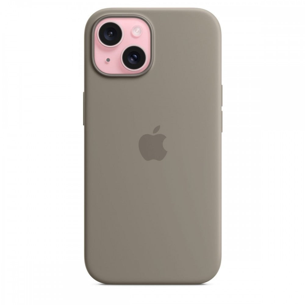 Apple Capa MagSafe iPhone 15 Silicone Barro