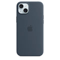 Apple Capa MagSafe iPhone 15 Plus Silicone Azul trovoada