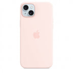 Apple Capa MagSafe iPhone 15 Plus Silicone Rosa-claro