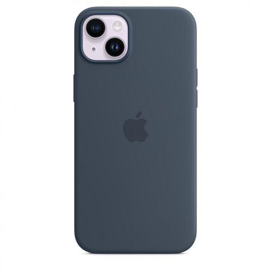 Apple Capa MagSafe iPhone 14 Plus Silicone Azul trovoada