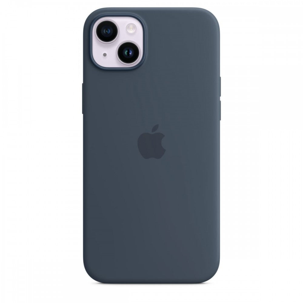 Apple Capa MagSafe iPhone 14 Plus Silicone Azul trovoada