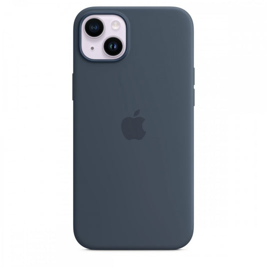 Apple Capa MagSafe iPhone 14 Plus Silicone Azul trovoada