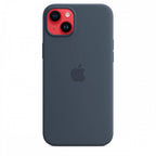 Apple Capa MagSafe iPhone 14 Plus Silicone Azul trovoada