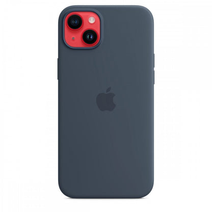 Apple Capa MagSafe iPhone 14 Plus Silicone Azul trovoada