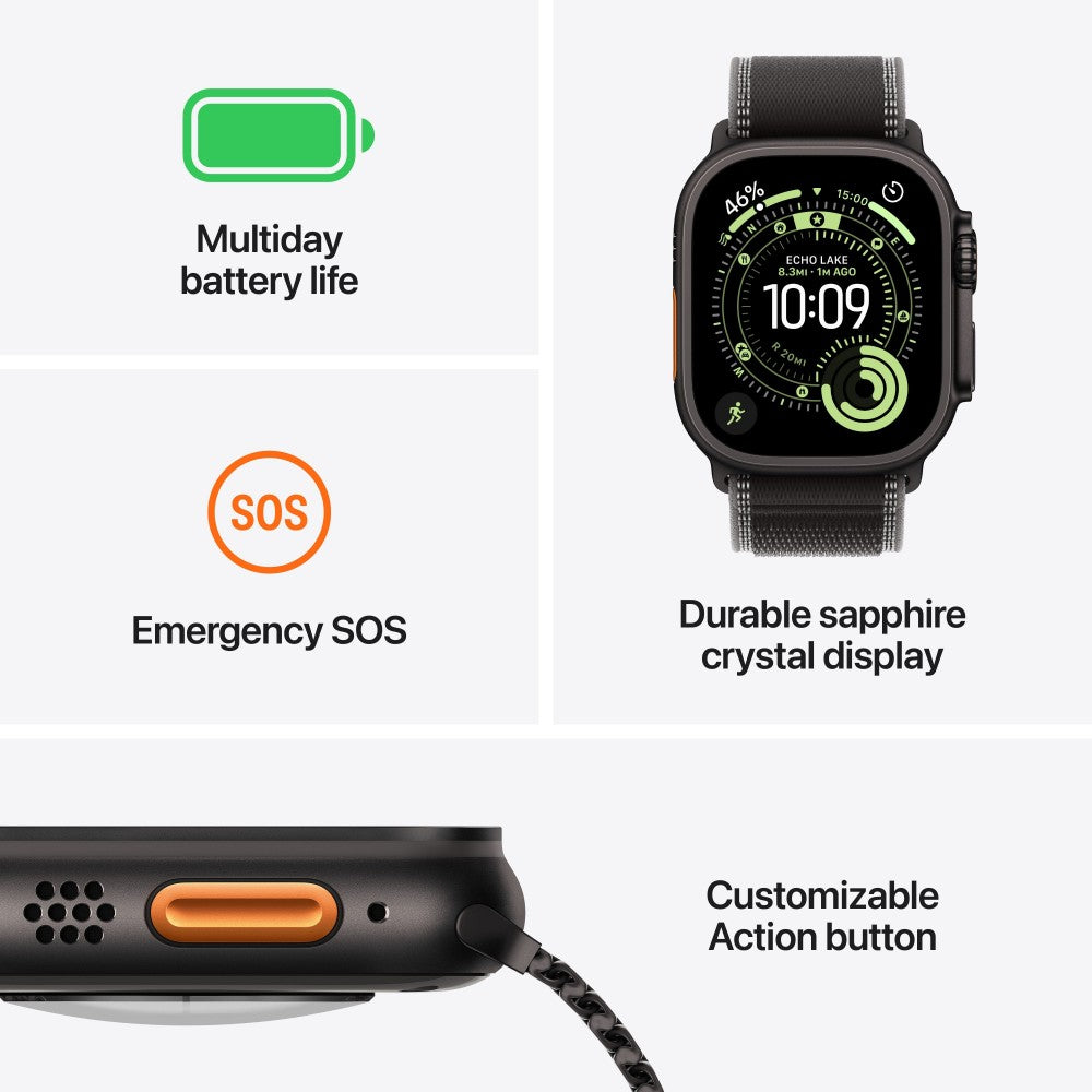 Apple Watch Ultra 3 Cell 49mm Nat Ti/LBlue Alp M