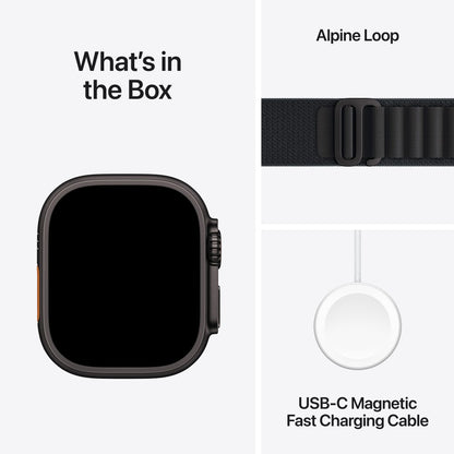 Apple Watch Ultra 3 Cell 49mm Blk Ti/Black Alp L