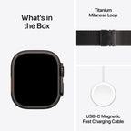 Apple Watch Ultra 3 Cell 49mm Black Ti Mil - S