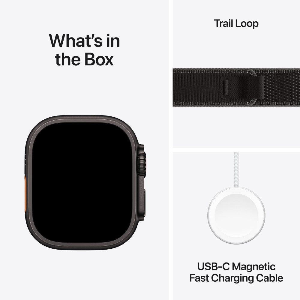 Apple Watch Ultra 3 Cell 49mm Blk Ti/Chrcoal S/M