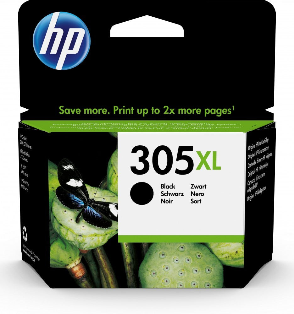 HP Tinteiro Original 305XL Preto Alta Capacidade