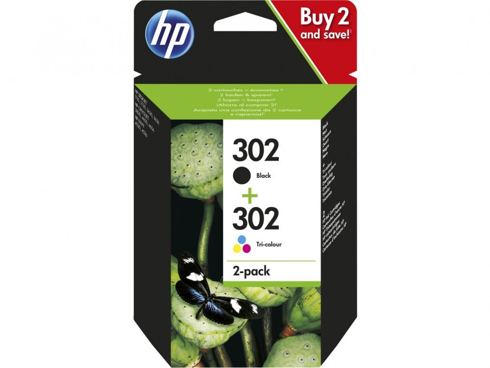 HP 302 Ink Cartridge Combo 2 - Pack