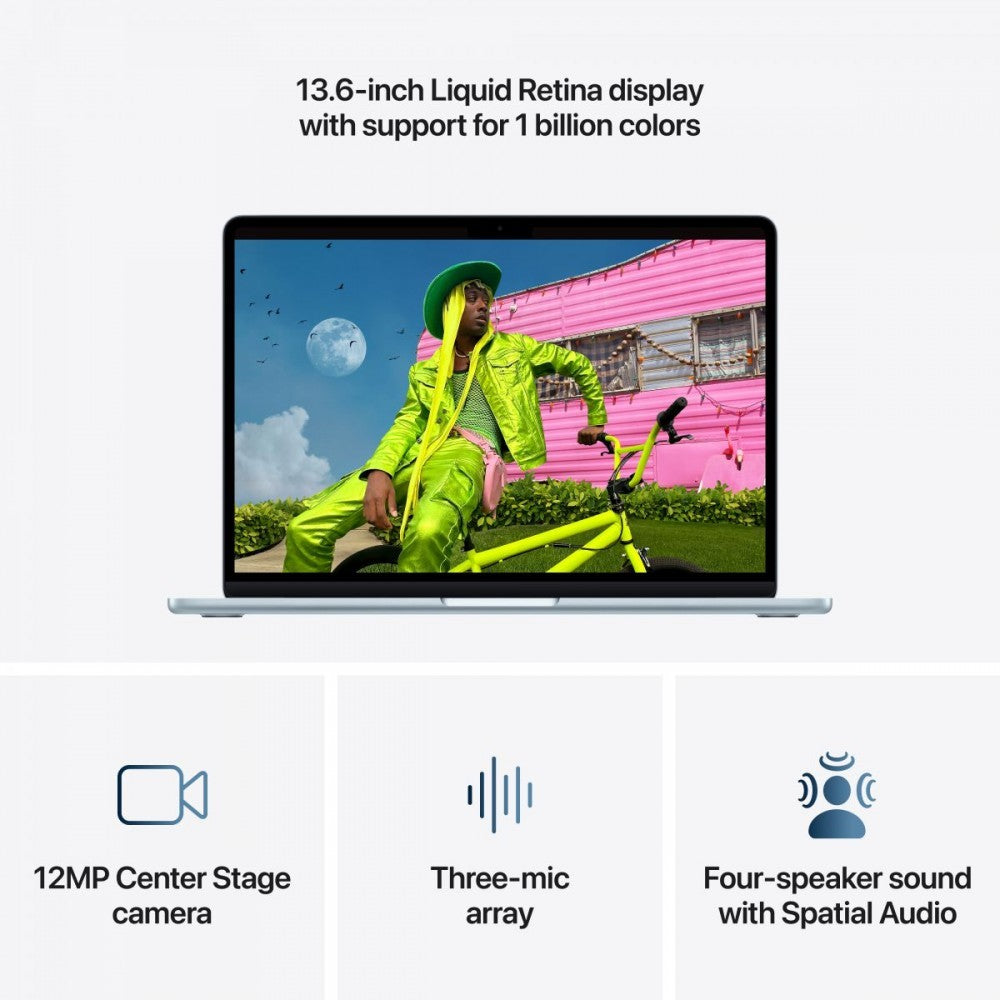 Macbook Air 13P Apple M5 Chip c/ 10 Core Cpu/8 Core Gpu, 16Gb, 512Gb Ssd - Azul?céu
