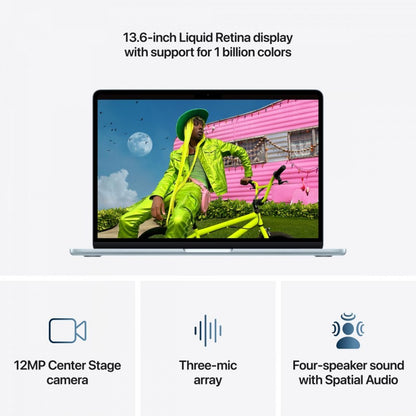 Macbook Air 13P Apple M5 Chip c/ 10 Core Cpu/10 Core Gpu, 16Gb, 1Tb Ssd - Azul?céu