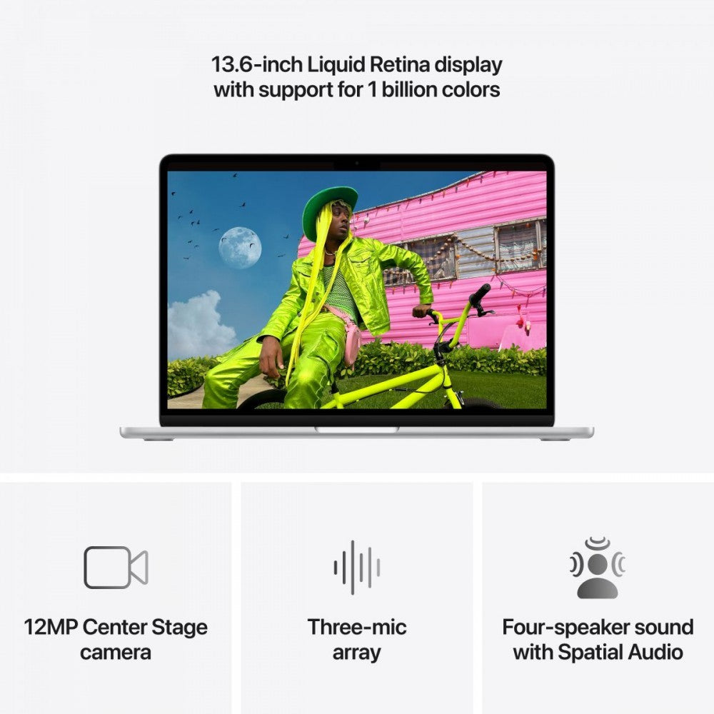 Macbook Air 13P Apple M5 Chip c/ 10 Core Cpu/10 Core Gpu, 16Gb, 1Tb Ssd - Prateado