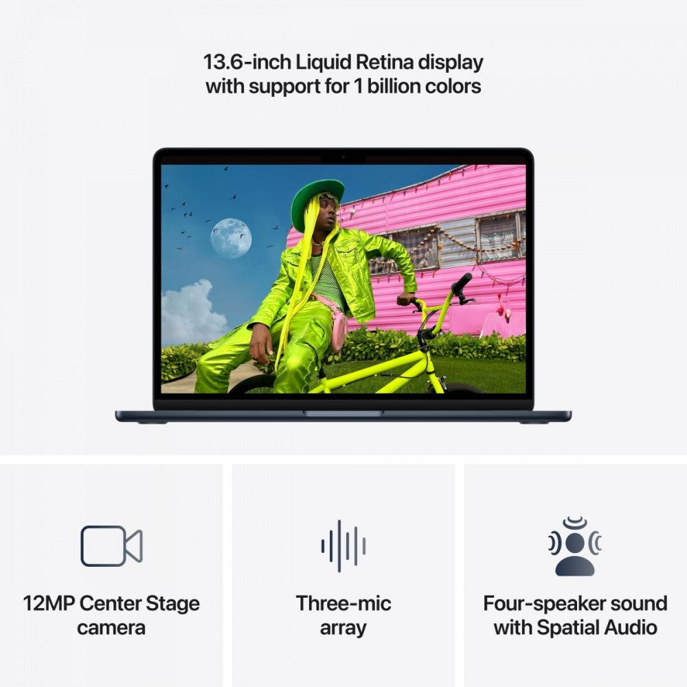 Macbook Air 13P Apple M5 Chip c/ 10 Core Cpu/10 Core Gpu, 24Gb, 1Tb Ssd - Meia?noite