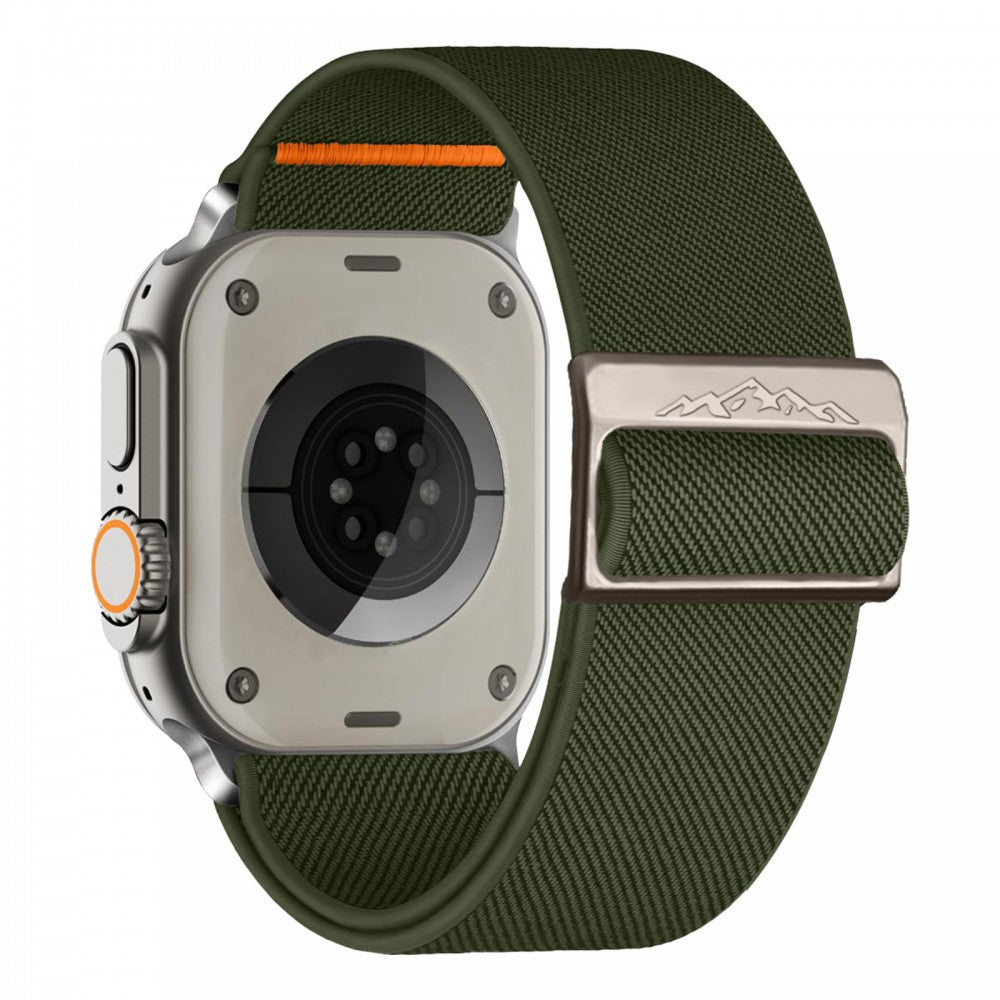 Bracelete Inmove Apple Watch Nylon 44/45/46/49mm Jun Green