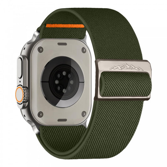 Bracelete Inmove Apple Watch Nylon 44/45/46/49mm Jun Green