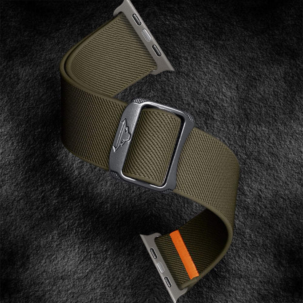 Bracelete Inmove Apple Watch Nylon 44/45/46/49mm Jun Green