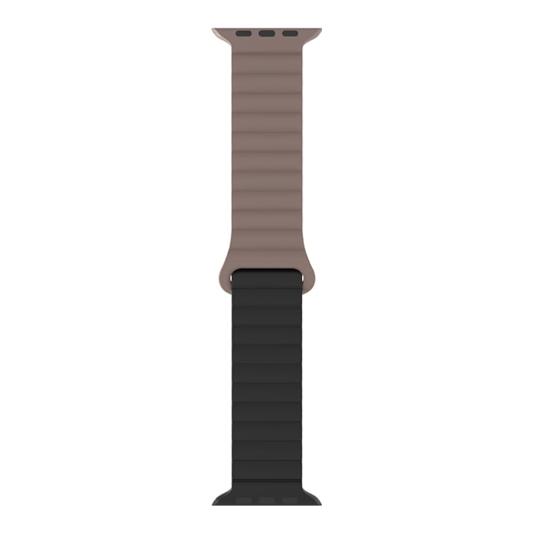 Bracelete Silicone Inmove Apple Watch Magnetic 38/40/41/42mm Chocolate/Preto