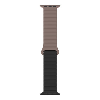 Bracelete Silicone Inmove Apple Watch Magnetic 38/40/41/42mm Chocolate/Preto