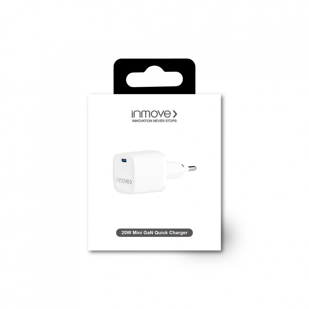 Carregador Inmove Mini Quick Charger 20W White