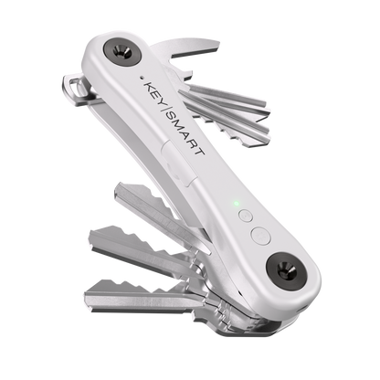 Porta-Chaves Keysmart Ipro V3 Works With Apple Find My; White