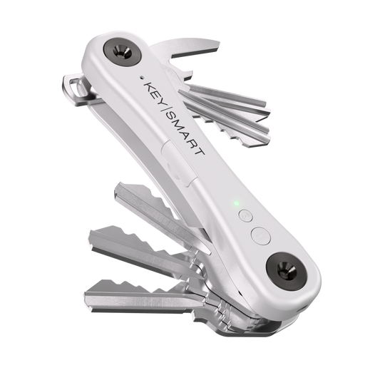 Porta-Chaves Keysmart Ipro V3 Works With Apple Find My; White