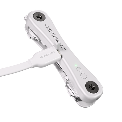 Porta-Chaves Keysmart Ipro V3 Works With Apple Find My; White