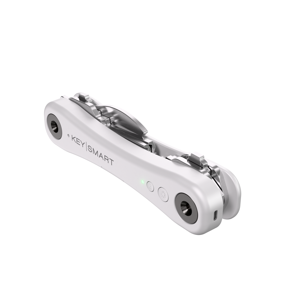 Porta-Chaves Keysmart Ipro V3 Works With Apple Find My; White
