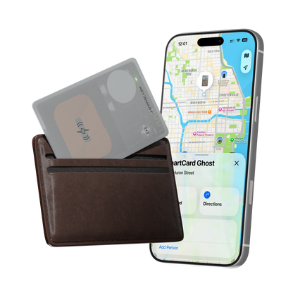 Smartcard Wallet Tracker Keysmart Dual Network Google & Apple; Black; V3
