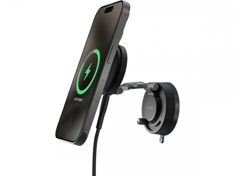 Suporte Statik Hypermount Pro Vacuum Magnetic Wireless Charging
