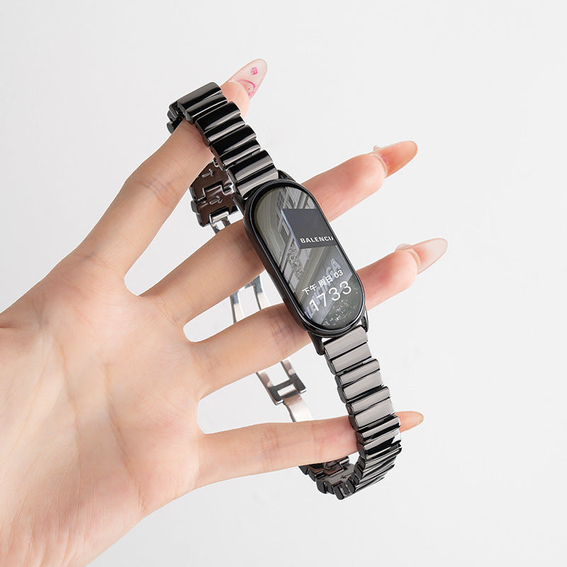 Bracelete Relogio Inmove Stainless Steel Xiaomi Band 8/9 Black