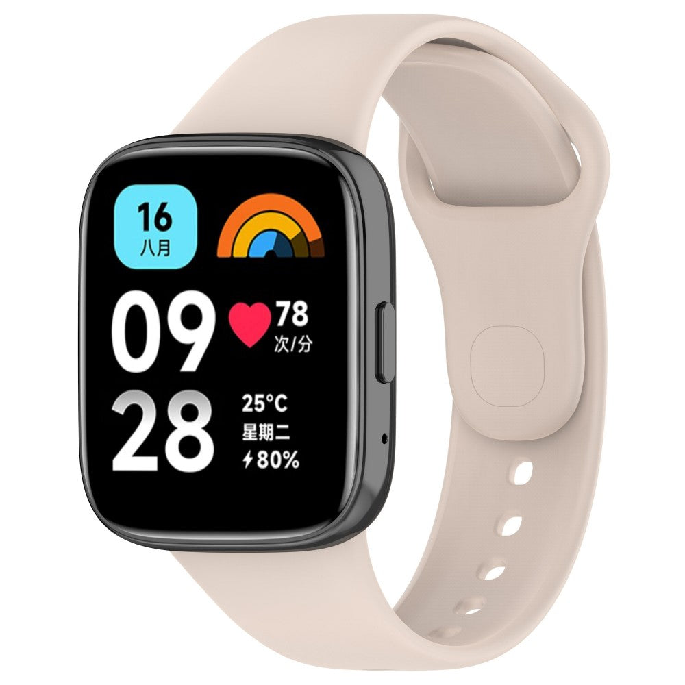 Bracelete Relogio Inmove Redmi Watch 3 Lite Active Ivory White