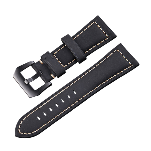 Bracelete Relogio Inmove Vintage Leather Smartwatch 22mm Black