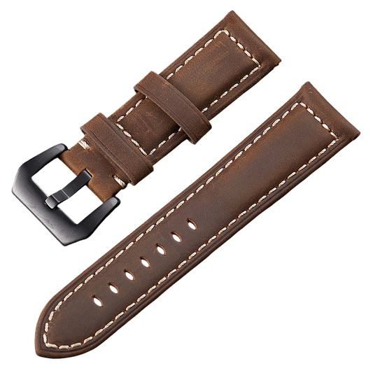Bracelete Relogio Inmove Vintage Leather Smartwatch 22mm Brown