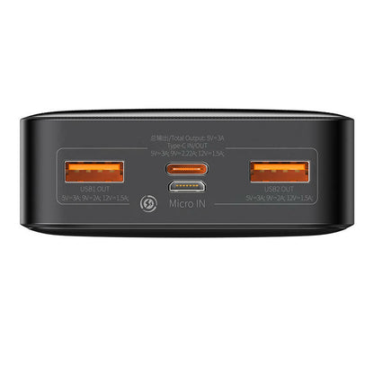 Baseus Powerbank Bipow 20W 20000Mah Preta