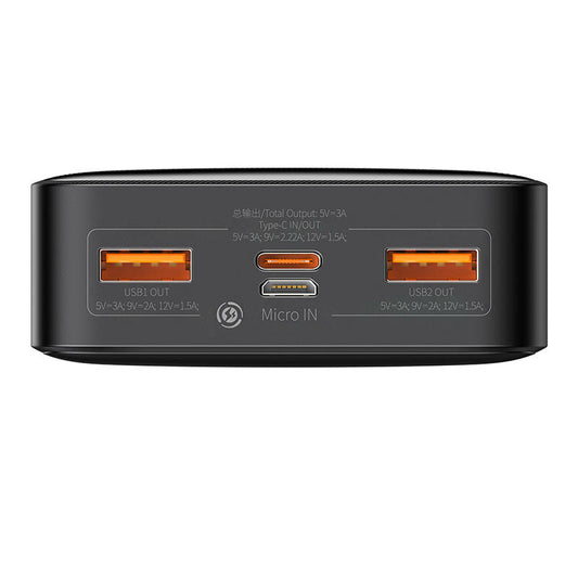 Baseus Powerbank Bipow 20W 20000Mah Preta