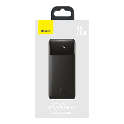 Baseus Powerbank Bipow 20W 20000Mah Preta