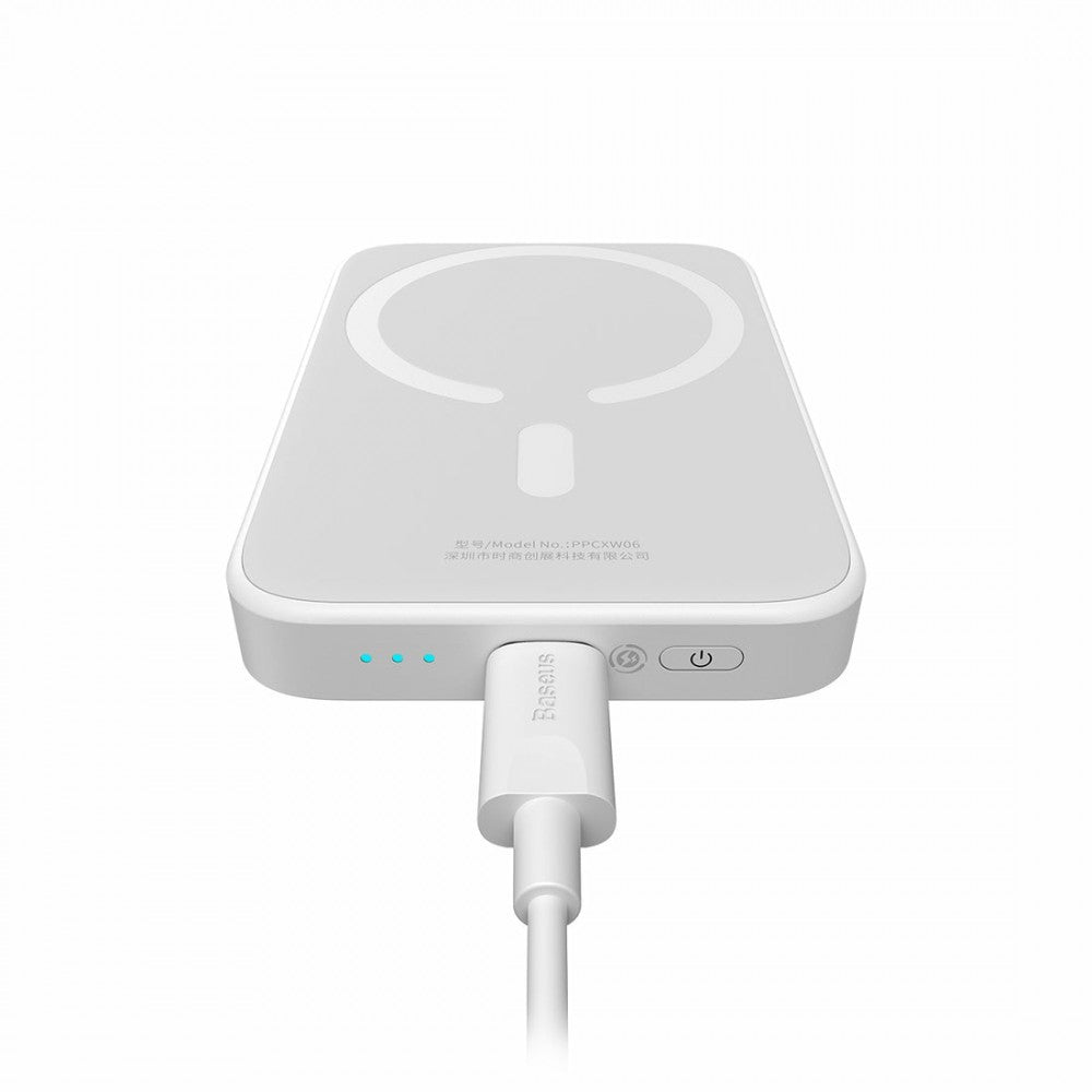 Baseus Power Bank Magnetic 20W 6000mAh Branco