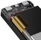 Baseus Power Bank Bipow Digital Display 10000Mah 15W Black Overseas
