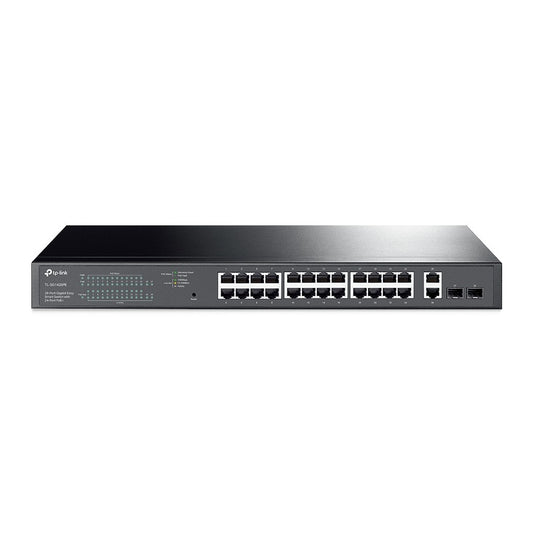 Tp-Link Switch c/Gestao 28 Portas Gigabit c/ 24 Portas PoE+ Easy Smart Switch - TL-SG1428PE