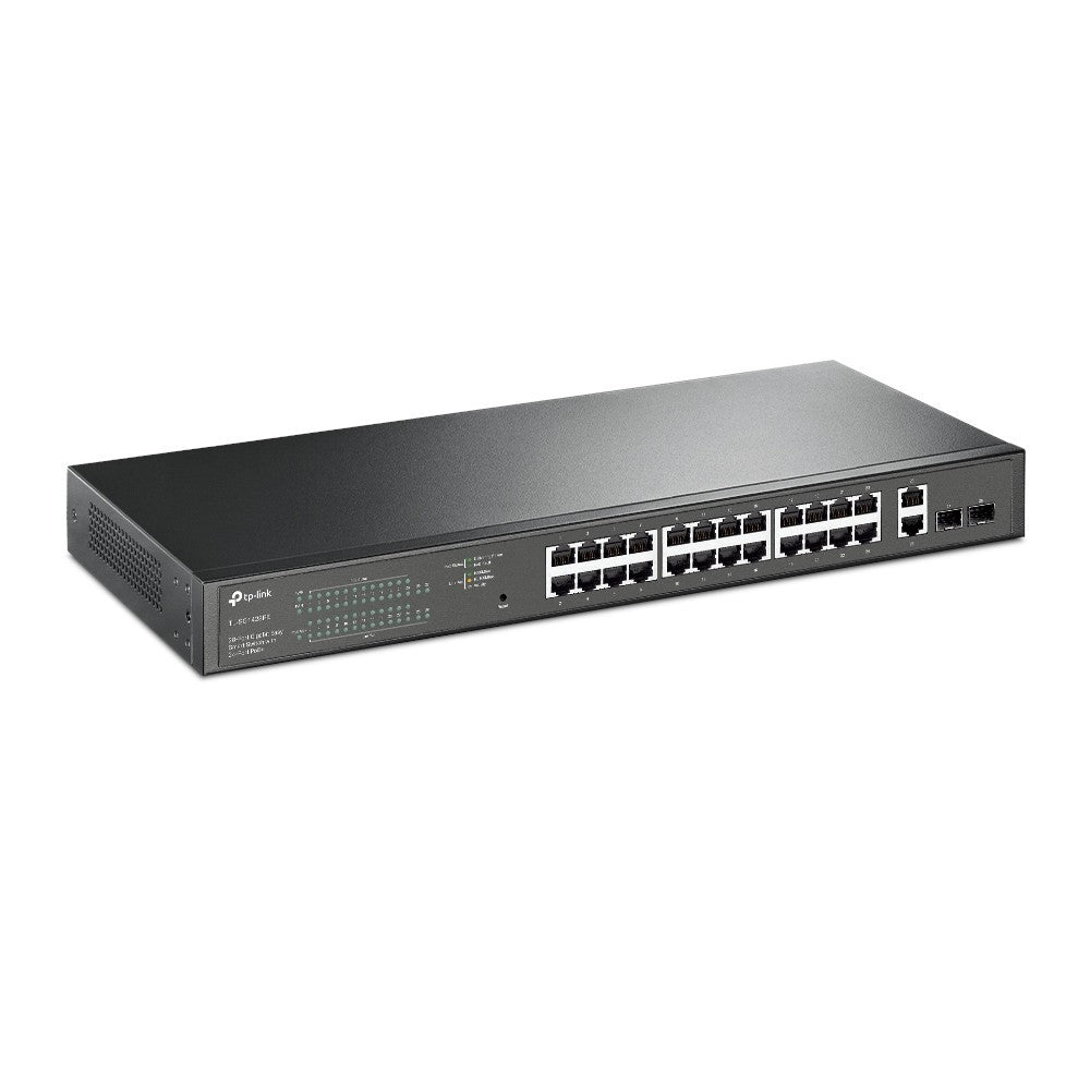 Tp-Link Switch c/Gestao 28 Portas Gigabit c/ 24 Portas PoE+ Easy Smart Switch - TL-SG1428PE